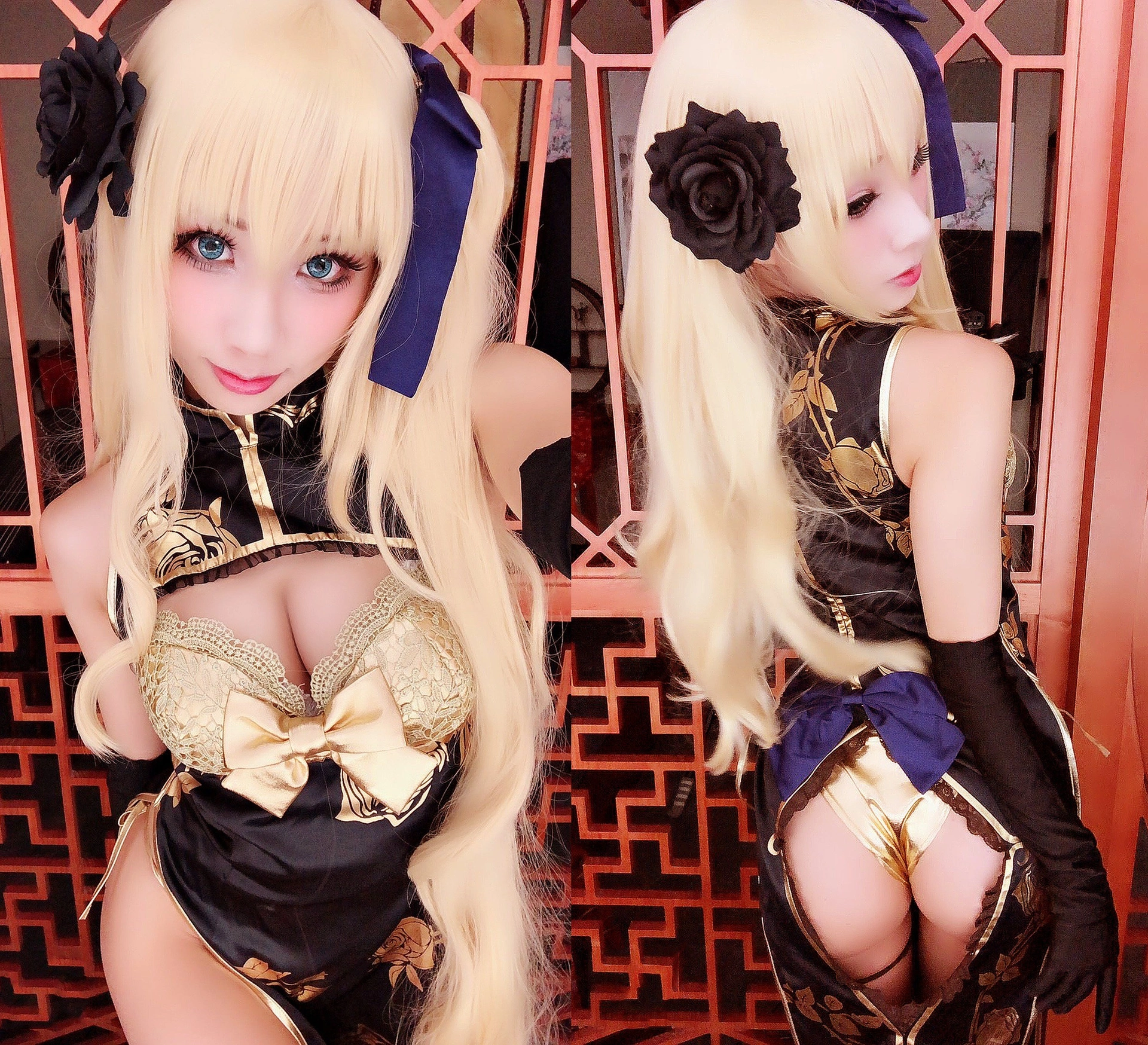 雨波_HaneAme - NO.54 Ping Er & Jin Lian 1